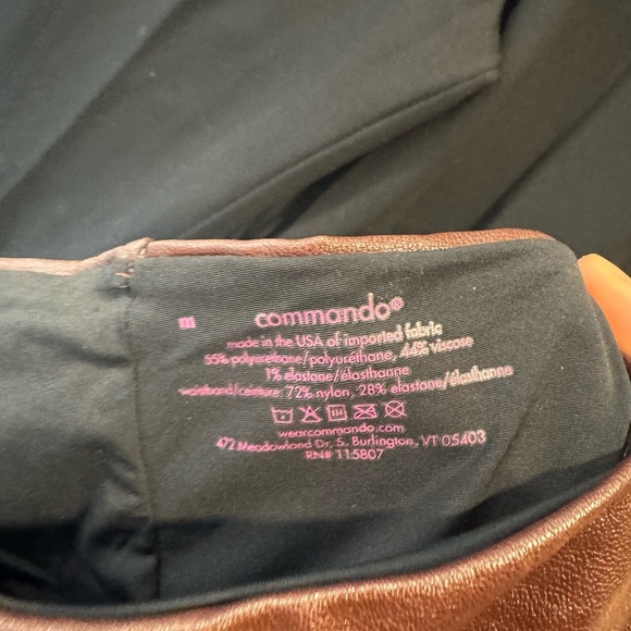 New! Commando Faux Leather Legging -‎ Oxblood - Picture 7 of 8